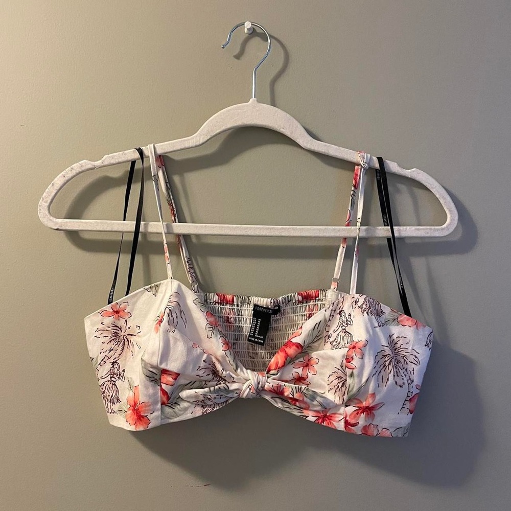 Forever21 Floral Patterned Bra Top